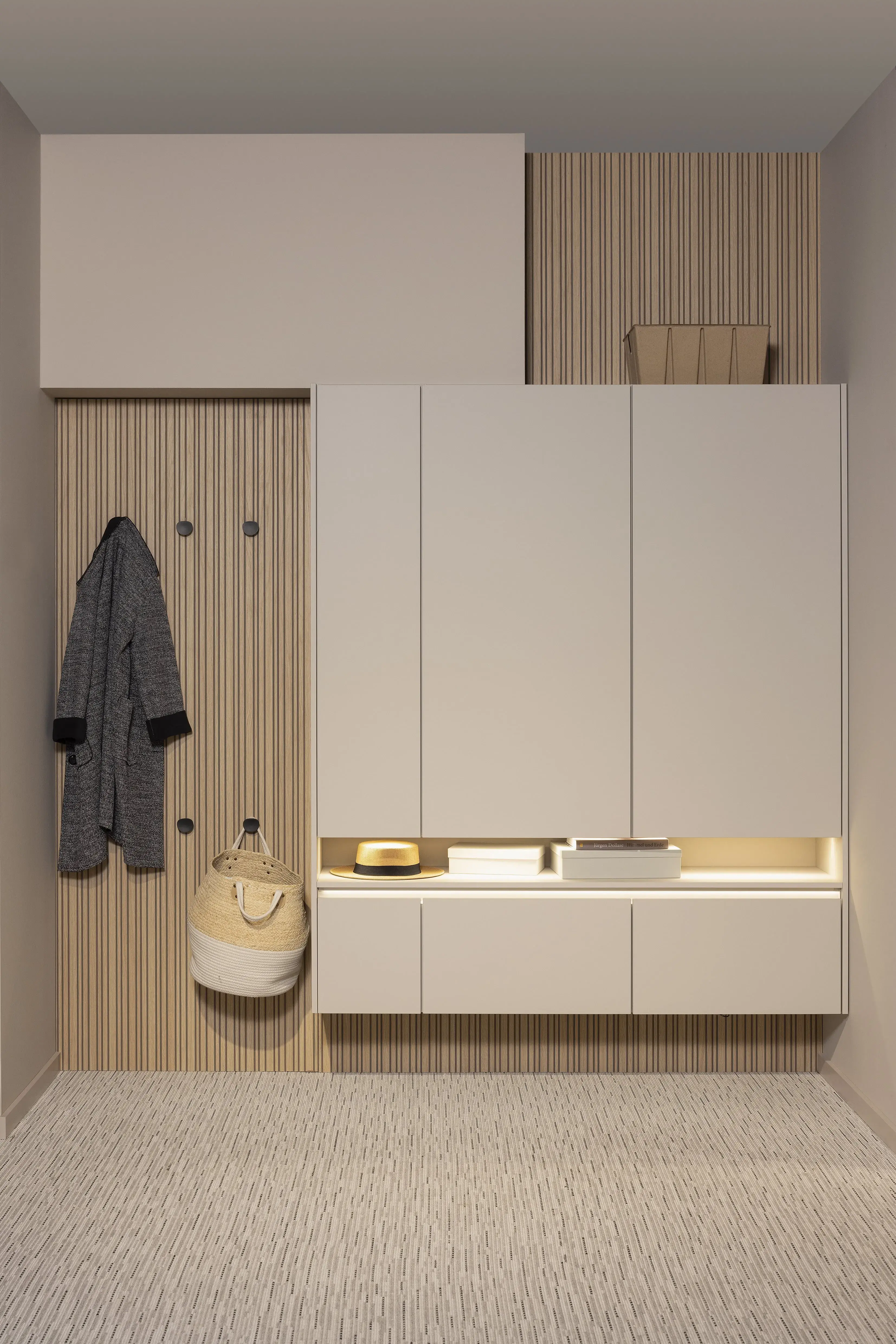 NOBILIA Easytouch Garderobe Sand